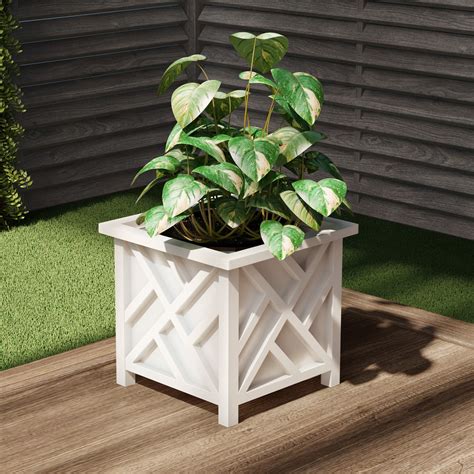 square planter boxes outdoor